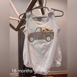 Embroidered Pumpkin baby Bubble